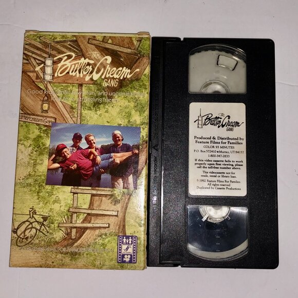 Lot of 2 VHS Movies - The Butter Cream Gang & "The Secret of Treasure Mountain" - Picture 1 of 6